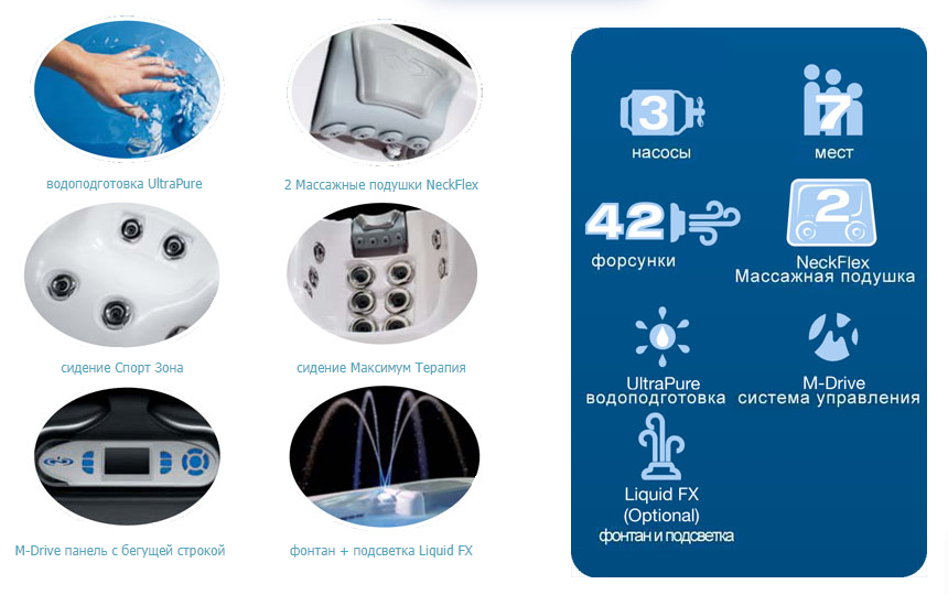 Спа бассейн Dimension One Spas Reflections Nautilus (рис.2) Спа бассейн Dimension One Spas Reflections Nautilus (рис.2)