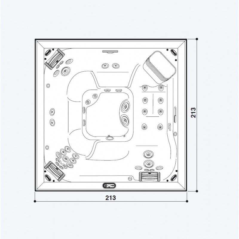 СПА Бассейн Jacuzzi J-LXL (рис.7) СПА Бассейн Jacuzzi J-LXL (рис.7)