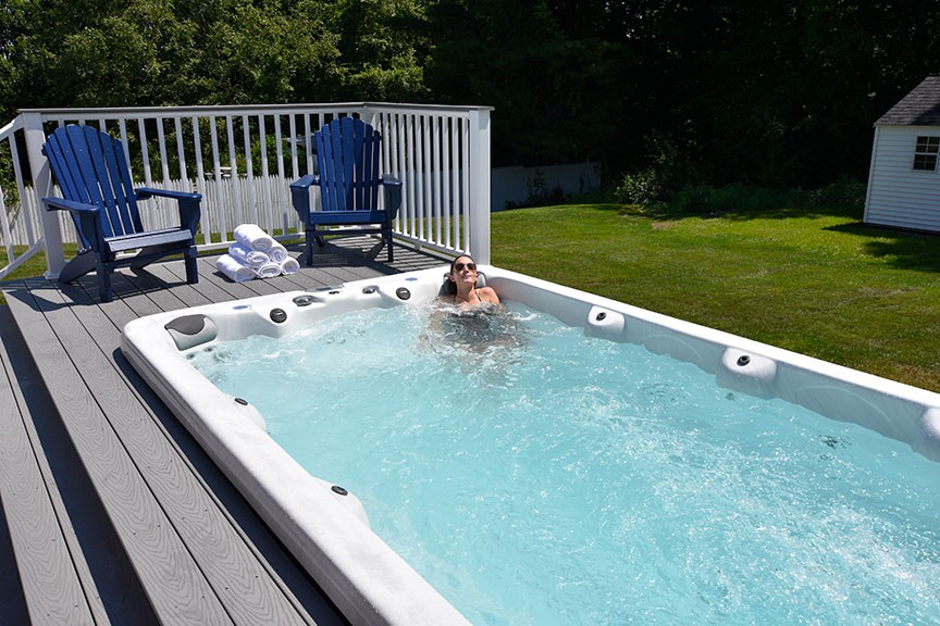 Плавательный спа-бассейн с противотоком Vita Spa XL4 (рис.12) Плавательный спа-бассейн с противотоком Vita Spa XL4 (рис.12)