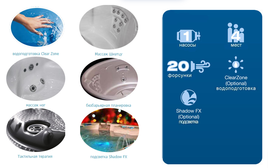 Спа бассейн Dimension One Spas Home Hot Tubs Journey (рис.3) Спа бассейн Dimension One Spas Home Hot Tubs Journey (рис.3)