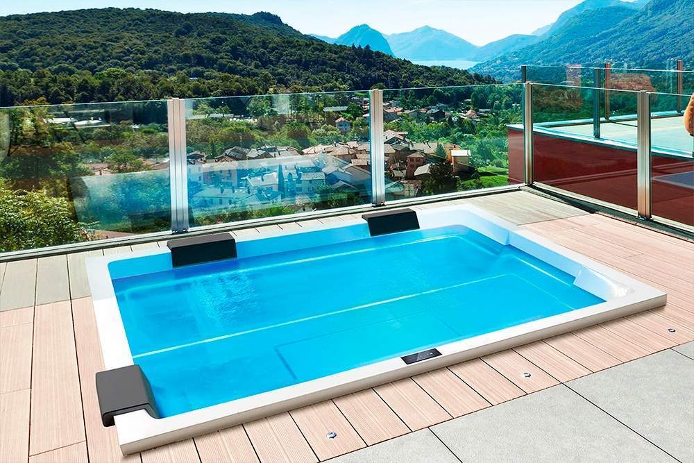 Гидромассажный СПА бассейн Treesse Rest 240x195x85 см (рис.1)