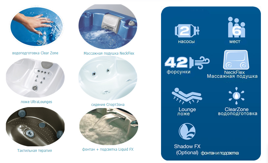 Спа бассейн Dimension One Spas Home Hot Tubs Wayfarer (рис.2) Спа бассейн Dimension One Spas Home Hot Tubs Wayfarer (рис.2)