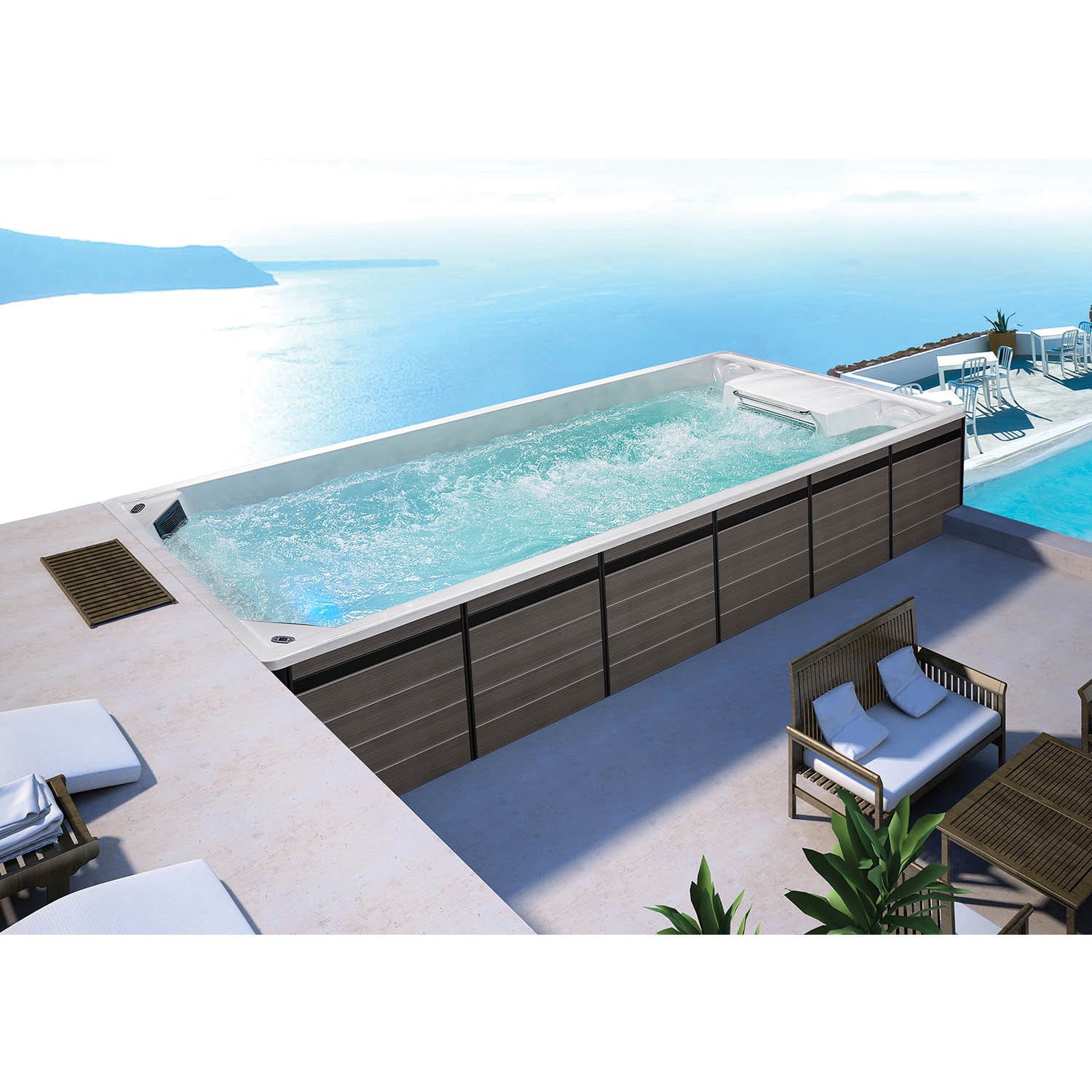 Плавательный спа бассейн Mexda WS-PC08T (рис.1)