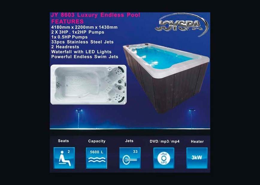 Спа бассейн квадратный Joy Spa JY 8603 (рис.1)