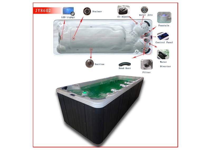 Профессиональный спа бассейн Joy Spa JY 8602 (рис.2)