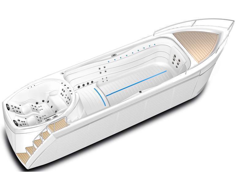 Плавательный спа бассейн Allseas Spas Zeus (рис.1)