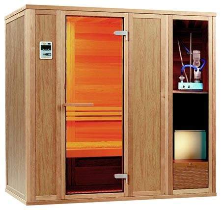 Инфракрасная сауна Saunalux Infrasalair Duo 5 Eck (рис.4) Инфракрасная сауна Saunalux Infrasalair Duo 5 Eck (рис.4)