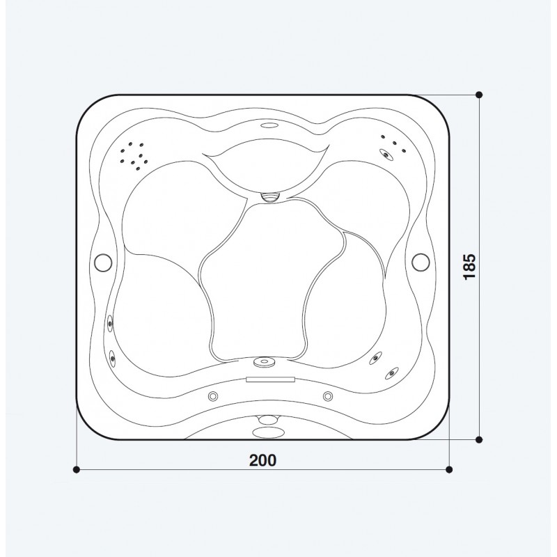 СПА Бассейн Jacuzzi Oxia (рис.8) СПА Бассейн Jacuzzi Oxia (рис.8)