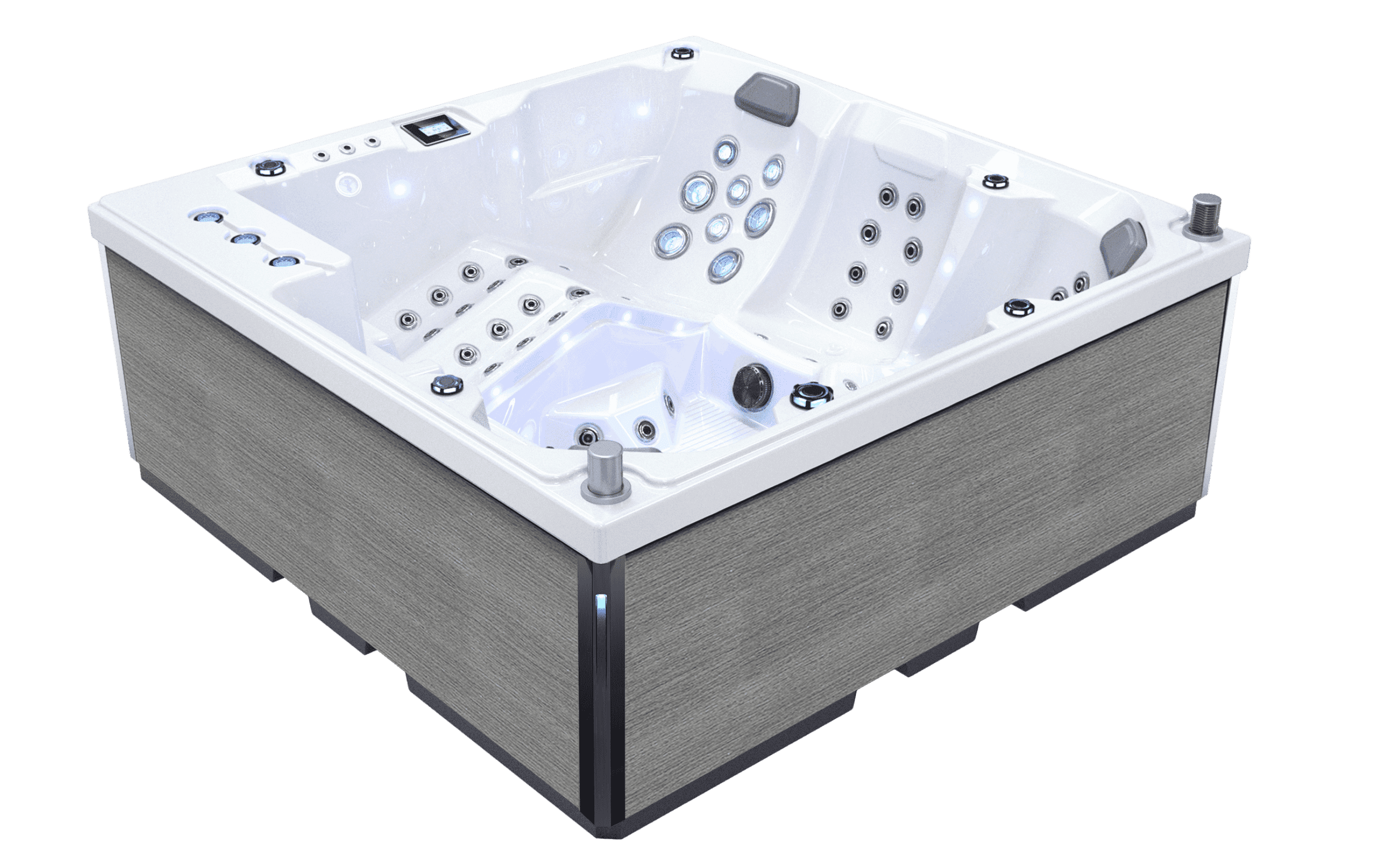 Композитный коммерческий бассейн с акриловой чашей Lovia Spa L507 (рис.1)
